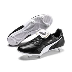 Puma King Top SG Football Boots Black / White