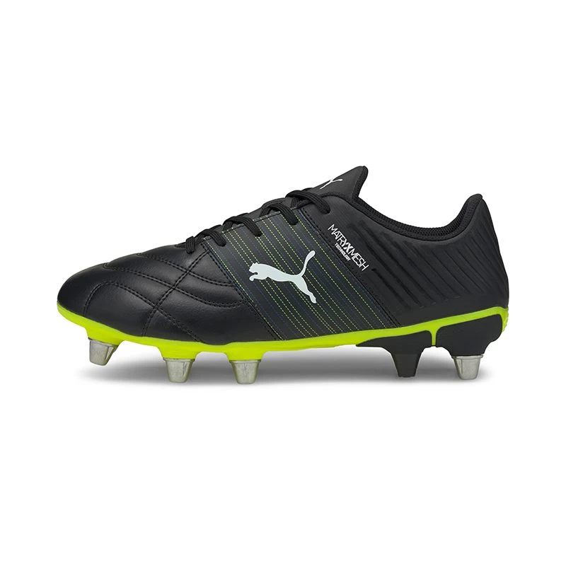 Puma Men's Avant 2.1 Rugby Boots Black / White / Yellow Alert 1 Puma Men's Avant 2.1 Rugby Boots Black / White / Yellow Alert