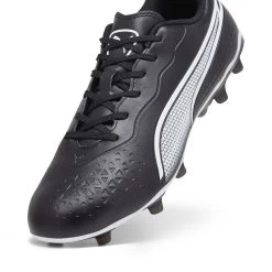 Puma King Match Play FG/AG Men's Football Boots Black / White -Outdoor Clothing Store 107570 01 sv04