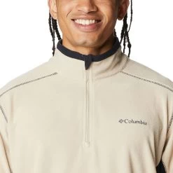 Columbia Men's Klamath Range™ II Half Zip Ancient Fossil / Black -Outdoor Clothing Store 1352472 271 a2 presethigh res jpeg 300 dpi