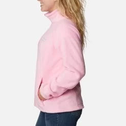 Columbia Women's Benton Springs™ Full Zip Fleece Jacket Wild Rose -Outdoor Clothing Store 1372111679 3