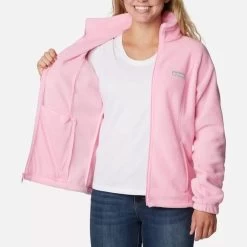 Columbia Women's Benton Springs™ Full Zip Fleece Jacket Wild Rose -Outdoor Clothing Store 1372111679 5