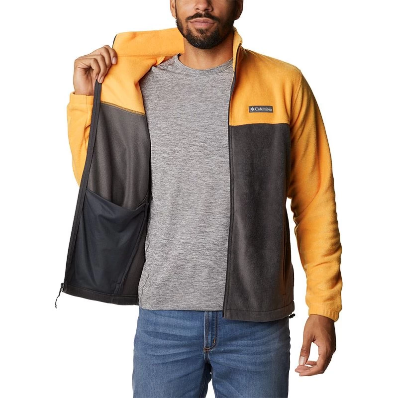 Columbia Men's Steens Mountain™ 2.0 Full Zip Fleece Jacket Mango / Shark 4 Columbia Men's Steens Mountain™ 2.0 Full Zip Fleece Jacket Mango / Shark - Image 4