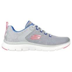 Skechers Women's Flex Appeal 4.0 - Elegant Ways Runners Grey / Multi Trim