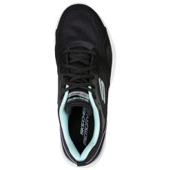 Skechers Women's Skech-Air Dynamic Carefree Way Trainers Black / Mint -Outdoor Clothing Store 149663 bkmn b large