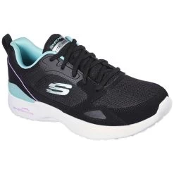 Skechers Women's Skech-Air Dynamic Carefree Way Trainers Black / Mint -Outdoor Clothing Store 149663 bkmn large