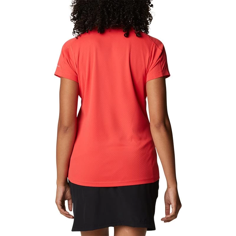 Columbia Women's Zero Rules™ T-Shirt Red 3 Columbia Women's Zero Rules™ T-Shirt Red - Image 3