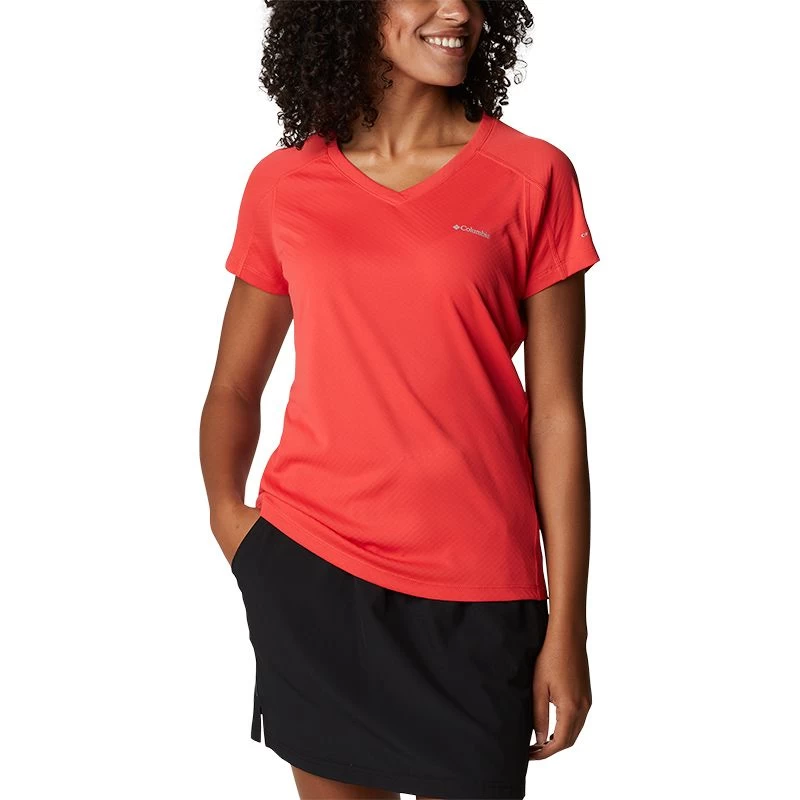 Columbia Women's Zero Rules™ T-Shirt Red 1 Columbia Women's Zero Rules™ T-Shirt Red