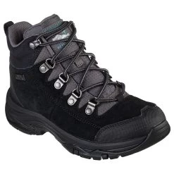 Skechers Women's Trego El Captain Hiking Boot Black / Grey -Outdoor Clothing Store 158254 bkgy large