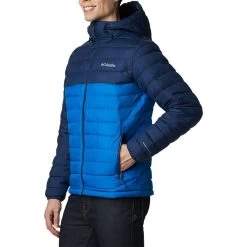 Columbia Men's Powder Lite™ Hooded Jacket Bright Indigo -Outdoor Clothing Store 1693931 432 a1