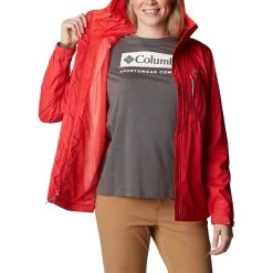 Columbia Women's Pouring Adventure™ II Jacket Red 11 Columbia Women's Pouring Adventure™ II Jacket Red -Outdoor Clothing Store 1760071 676 a3
