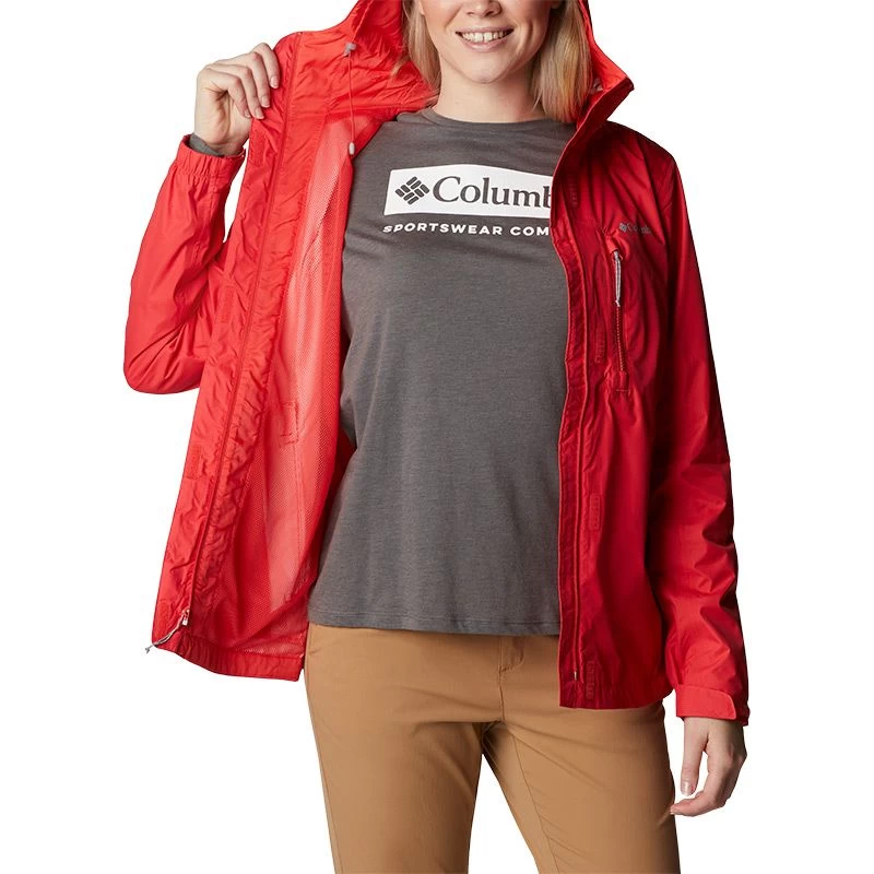 Columbia Women's Pouring Adventure™ II Jacket Red 4 Columbia Women's Pouring Adventure™ II Jacket Red - Image 4