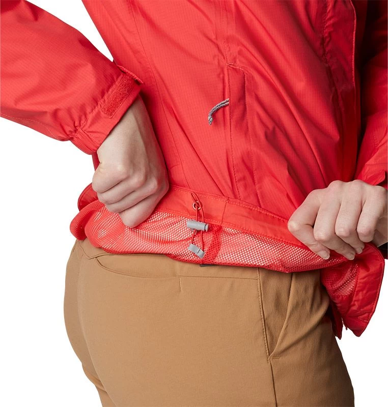 Columbia Women's Pouring Adventure™ II Jacket Red 7 Columbia Women's Pouring Adventure™ II Jacket Red - Image 7