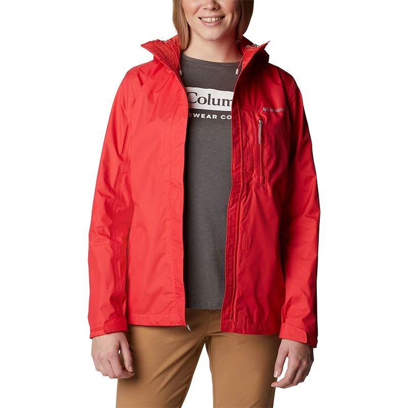 Columbia Women's Pouring Adventure™ II Jacket Red 3 Columbia Women's Pouring Adventure™ II Jacket Red - Image 3
