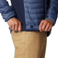 Columbia Men's Powder Pass™ Hooded Jacket Dark Mountain / Collegiate Navy -Outdoor Clothing Store 1773271 479 a4 presethigh res jpeg 300 dpi