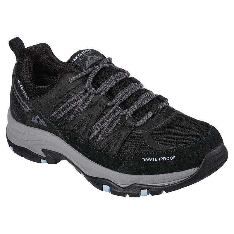 Skechers Women's Relaxed Fit: Trego - Lookout Point Black / Blue 3 Skechers Women's Relaxed Fit: Trego - Lookout Point Black / Blue - Image 3