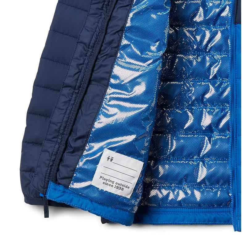 Columbia Kids' Powder Lite™ Jacket Collegiate Navy / Bright Indigo 3 Columbia Kids' Powder Lite™ Jacket Collegiate Navy / Bright Indigo - Image 3