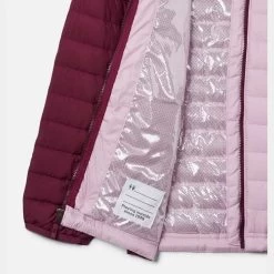 Columbia Kids' Powder Lite™ Hooded Jacket Marionberry / Aura 5 Columbia Kids' Powder Lite™ Hooded Jacket Marionberry / Aura -Outdoor Clothing Store 1802931 616 a1