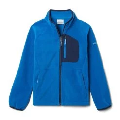 Columbia Kids' Fast Trek™ III Fleece Full Zip Bright Indigo / Collegiate Navy