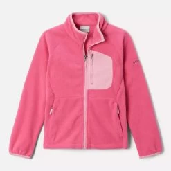 Columbia Kids' Fast Trek™ III Fleece Full Zip Wild Geranium / Wild Rose