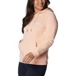 Columbia Women's Logo Hoodie Peach Blossom 7 Columbia Women's Logo Hoodie Peach Blossom -Outdoor Clothing Store 1895751 890 a3 presethigh res jpeg 300 dpi