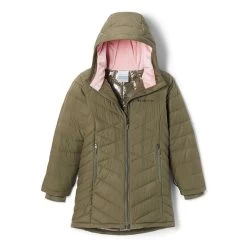 Columbia Kids' Heavenly Long Jacket Stone Green