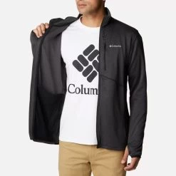 Columbia Men's Park View™ Fleece Jacket Black Heather -Outdoor Clothing Store 1952222010 5
