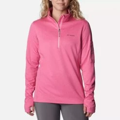 Columbia Women's Park Viewâ„¢ Half Zip Fleece Wild Geranium Heather