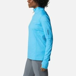 Columbia Women's Park View™ Half Zip Fleece Blue Chill Heather -Outdoor Clothing Store 1959703 422 a1