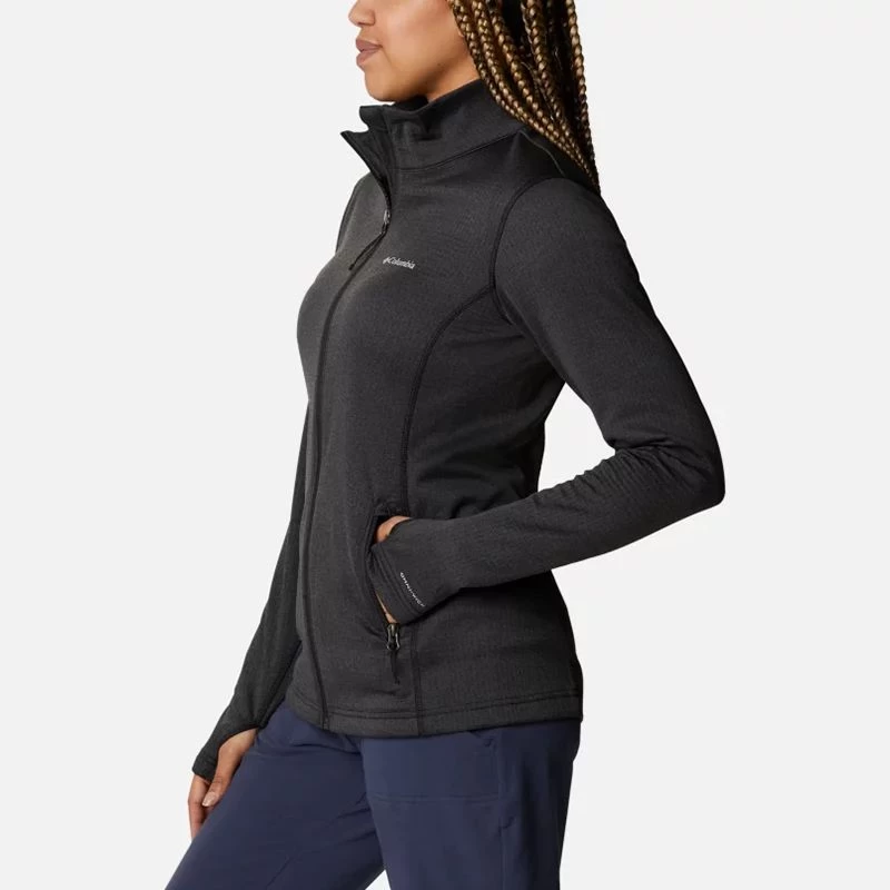 Columbia Women's Park View™ Fleece Black Heather 5 Columbia Women's Park View™ Fleece Black Heather - Image 5