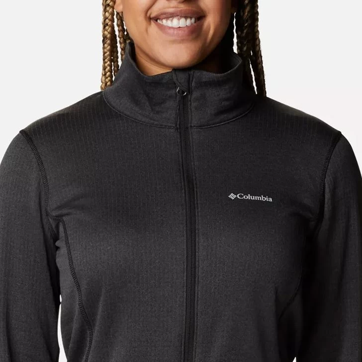Columbia Women's Park View™ Fleece Black Heather 6 Columbia Women's Park View™ Fleece Black Heather - Image 6