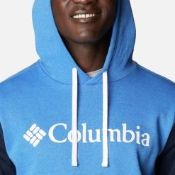 Columbia Men's Trek™ Colourblock Hoodie Collegiate Navy / Bright Indigo Heather -Outdoor Clothing Store 1976931 466 a2 p000