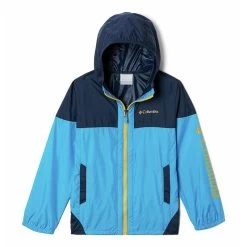 Columbia Kids' Flash Challenger™ Windbreaker Compass Blue / Collegiate Navy