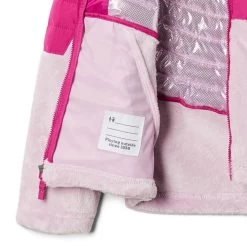 Columbia Kids' Powder Lite™ Novelty Hooded Jacket Wild Fuchsia / Aura -Outdoor Clothing Store 2009961 665 a1 presethigh res jpeg 300 dpi