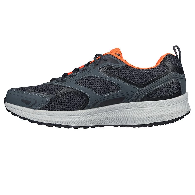 Skechers Men's Go Run Consistent Running Shoes Grey / Orange 2 Skechers Men's Go Run Consistent Running Shoes Grey / Orange - Image 2