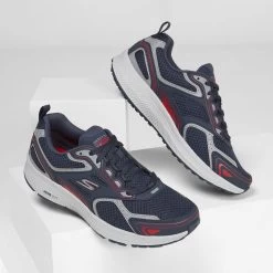 Skechers Men's Go Run Consistent Running Shoes Navy / Red -Outdoor Clothing Store 220034 nvrd b
