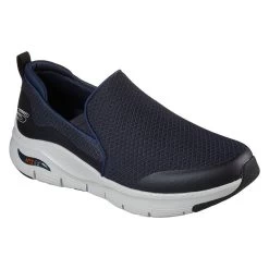 Skechers Men's Arch Fit Banlin Slip-On Runners Navy / Grey -Outdoor Clothing Store 232043 nvy large