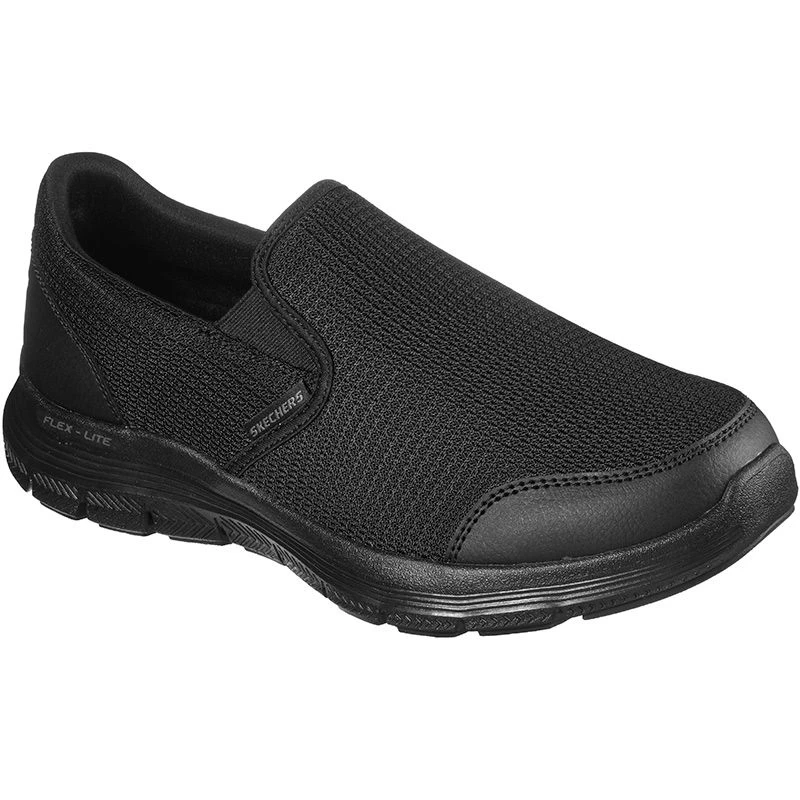Skechers Men's Flex Advantage 4.0 Slip On Trainers Black 1 Skechers Men's Flex Advantage 4.0 Slip On Trainers Black