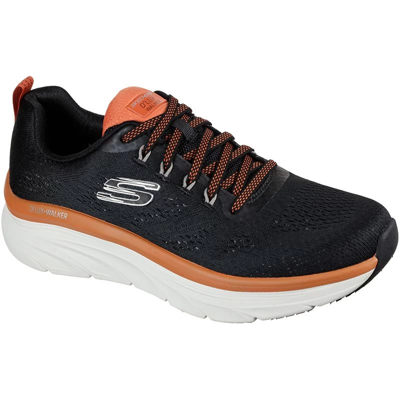 Skechers Men's Relaxed Fit - D'Lux Walker - Commuter Trainers Black 1 Skechers Men's Relaxed Fit - D'Lux Walker - Commuter Trainers Black