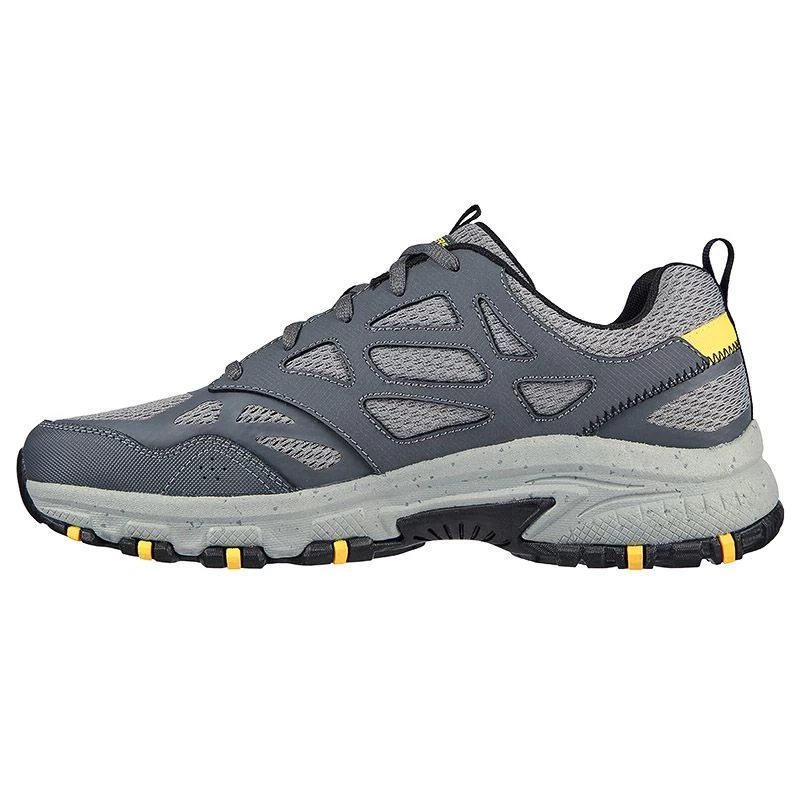 Skechers Men's Hillcrest Walking Shoes Charcoal / Black 2 Skechers Men's Hillcrest Walking Shoes Charcoal / Black - Image 2