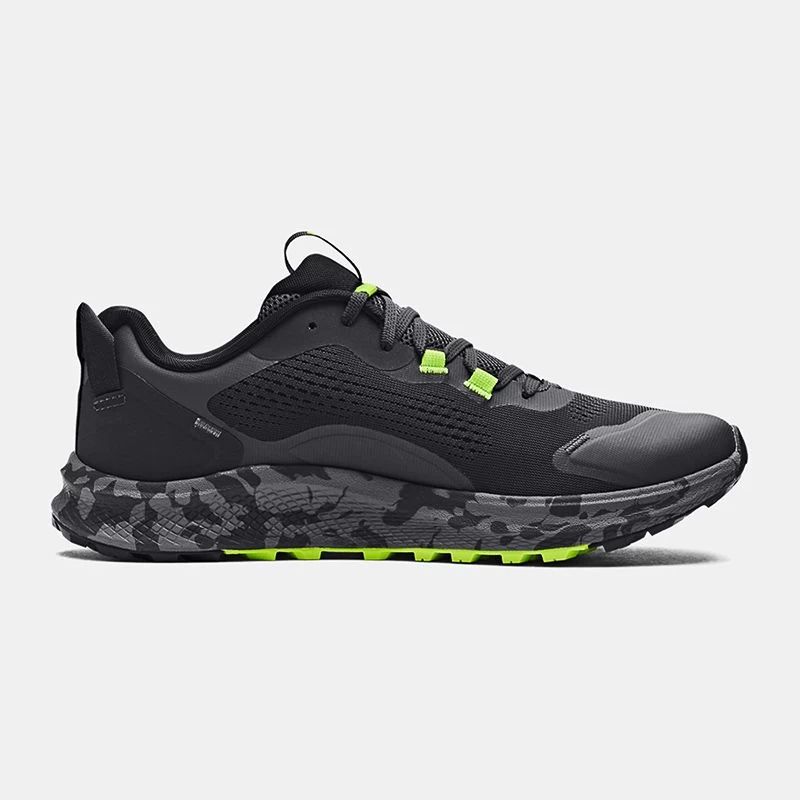 Under Armour Men's Charged Bandit TR 2 Running Shoes Jet Grey / Black / Lime Surge 1 Under Armour Men's Charged Bandit TR 2 Running Shoes Jet Grey / Black / Lime Surge