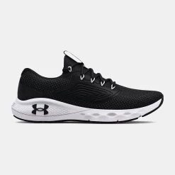 Under Armour Men's Charged Vantage 2 Running Shoes Black / Black / White