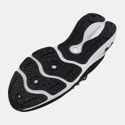 Under Armour Men's Charged Vantage 2 Running Shoes Black / Black / White -Outdoor Clothing Store 3024873 001 sole