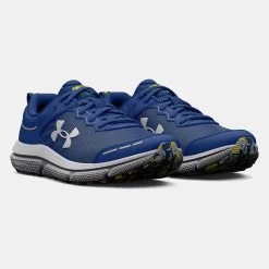 Under Armour UA Assert 10 Youth Running Shoes Blue Mirage / Starfruit / Halo Grey -Outdoor Clothing Store 3026182 400 pair