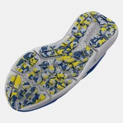 Under Armour UA Assert 10 Youth Running Shoes Blue Mirage / Starfruit / Halo Grey -Outdoor Clothing Store 3026182 400 sole