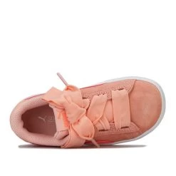 Puma Kids' Smash V2 Infant Ribbon Trainer Peach / White -Outdoor Clothing Store 366005 inf 4