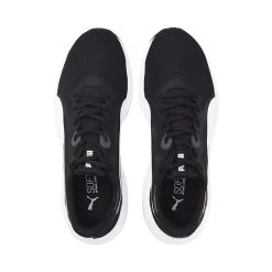 Puma Men's Twitch Runner Trainers Black / White -Outdoor Clothing Store 376289 09 sv04