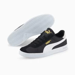Puma Men's Club Nylon Runners Black / White / Gold -Outdoor Clothing Store 38482204 3