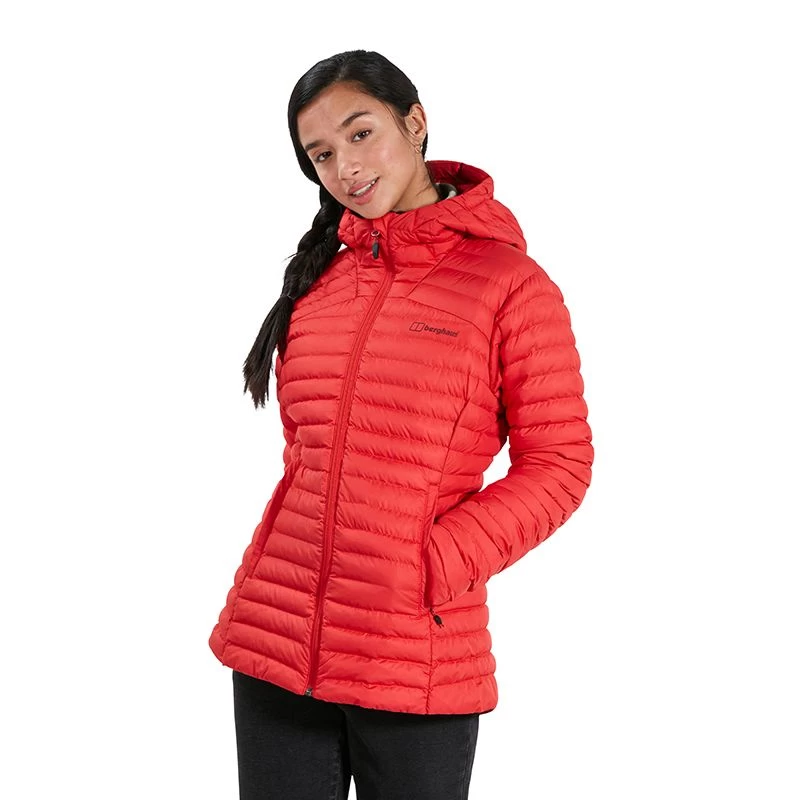 Berghaus Women's Nula Micro Jacket With Hood Goji Berry 1 Berghaus Women's Nula Micro Jacket With Hood Goji Berry