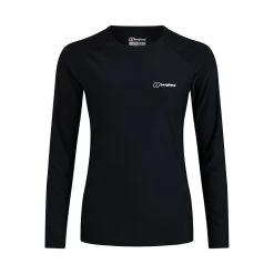 Berghaus Women's 24/7 Long Sleeve Crew Base Layer Black -Outdoor Clothing Store 4 a001069bp6 a